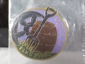 Vintage Vor 2002 B.P.O.E. Elks Lodge #2599 Clovis, ca. Pin Mistgabel & Lauf - Bild 1 von 5