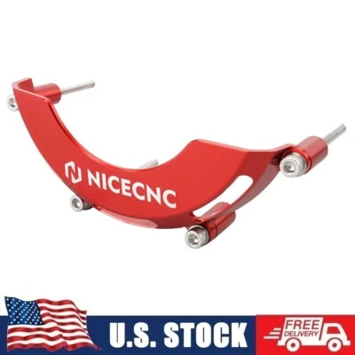 For Honda XR650L 1993-2025 Red NICECNC Left Engine Alternator Cover Stator Guard - Image 1 of 4