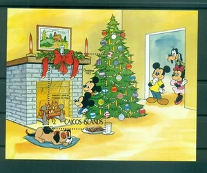 WEIHNACHTEN - WEIHNACHTEN CAICOSINSELN 1983 Disney Block - Bild 1 von 1