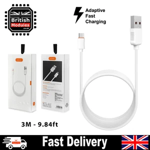 Cavo USB-C Tipo C Ricarica Rapida 3M per Cellulari Android Cavo Caricatore Piombo - Foto 1 di 5