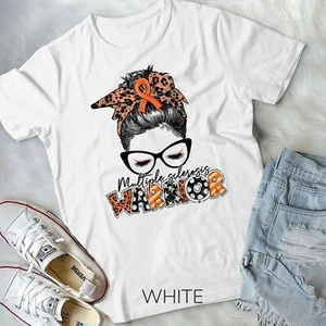 Camiseta para mujer Desordenado pan leopardo concienciación sobre esclerosis múltiple mamá - Imagen 1 de 11