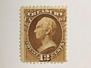 US SCOTT # O78 12 c DEPT OF THE INTERIOR STAMP - Picture 1 of 2