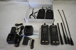 Pair BAOFENG UV-32 10W Bluetooth Ham Radio GPS Multi Band Walkie Talkie AR-771 - Zdjęcie 1 z 6