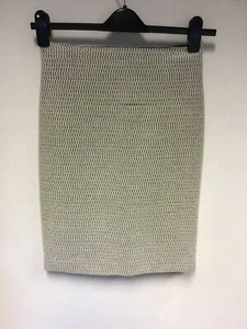 PAUL SMITH BLACK & WHITE WEAVE PENCIL SKIRT SIZE 40 UK 8 - Picture 1 of 2