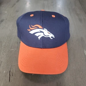 NEW Denver Broncos Hat Cap Adult Snap Back Blue Orange NFL Football Logo Mens A1 - Bild 1 von 8