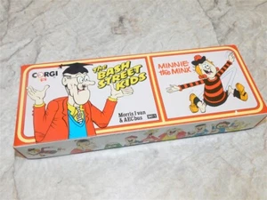 Corgi Toys Bash Street Kids Minnie Minx Morris J Van & AEC Bus Diecast Cars NIB - Picture 1 of 5