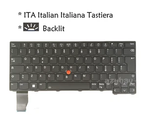 Italian Keyboard for Lenovo Thinkpad L13 (2-in-1) Gen 5, 21LB 21LC 21LM, Backlit - Picture 1 of 4