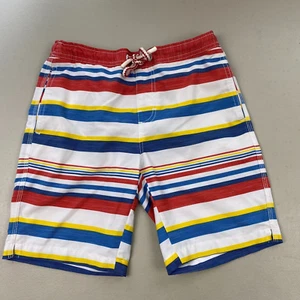 Johnnie O Swim Trunks Boys Youth 10 Hope Town Striped Cayenne Mesh Lined Pockets - Picture 1 of 11