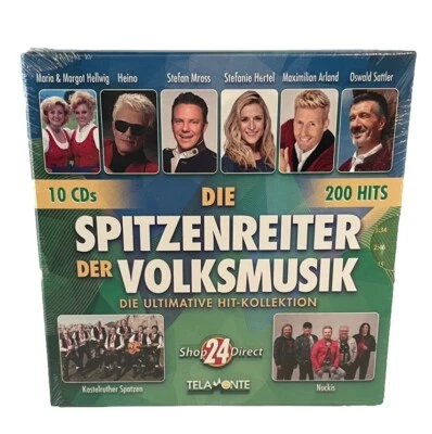 Die Spitzenreiter der Volksmusik - Hit-Kollektion 10 CDs 200 Hits NEU - Bild 1 von 3