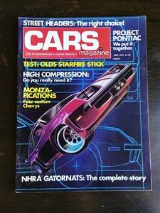 Cars Magazine June 1975 - Chevy Monza - Olds Starfire - Bunny Kart Van - AHRA - Picture 1 of 2
