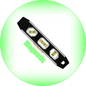 9 Inch Magnetic Aluminum Reinforced Torpedo Level 1421-0900 Johnson Level - Picture 1 of 2