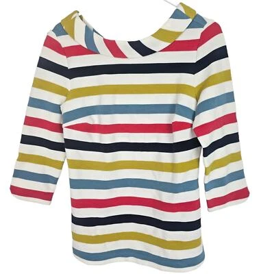 Blusa Boden Top Feminina 4 Sarah Otomana Listrada Arco-íris Casual Top Feminina  - Imagem 1 de 4