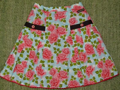 Nueva Falda MATILDA JANE Country Floral Mini Estampado Rosa Niñas 10 Nueva Con Etiquetas Foto 1 de 4