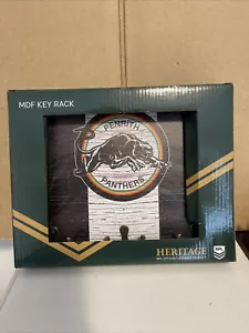 NRL Penrith Panthers MDF Key Rack - Heritage Jersey Football Keyring Holder - Picture 1 of 5