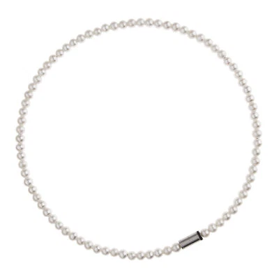 Ernstes Design Collier K182 Edelstahl Perlen edvita petit 6 mm Wechselschließe - Bild 1 von 3