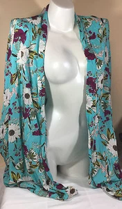 Victoria's Secret SCHWIMMEN STRAND VISKOSE BLUMEN COVER-UP M/L VICTORIA'S NEU MIT ETIKETT E708 - Bild 1 von 3