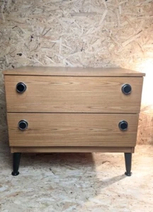 Mid Century Drawers Chest Table Furniture Unit - Picture 1 of 8