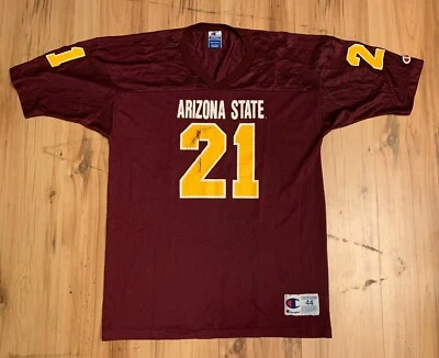 Vintage Champion Arizona State Sun Devils #21 Jersey Mens Large (44)  - Image 1 of 4