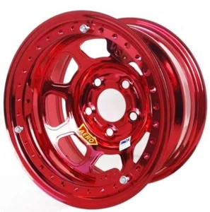 Aero Race Wheels 53-985040RED 15x8 Red Chrome Beadlock 5x5" Pattern 4" Offset - Bild 1 von 1