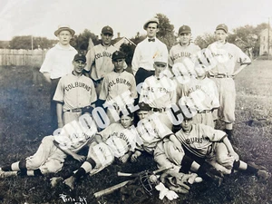 Antik 1914 Jamestown NY New York Colburns Baseball Team ALLE BENANNTEN - Bild 1 von 7