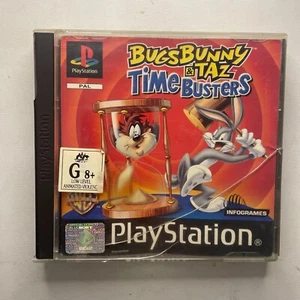 Bugs Bunny & Taz Time Busters Sony Playstation 1 PS1 PAL Game w Manual Tested - Picture 1 of 3