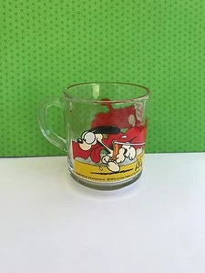 McDonald's - Taza de vidrio Garfield (1980) ~ Usa a tus amigos sabiamente - Imagen 1 de 4