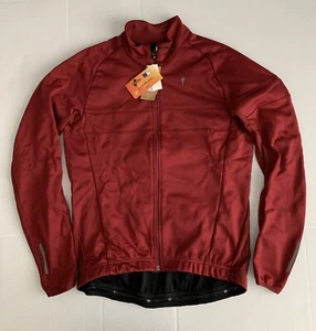 Specialized Men's RBX Comp Softshell Jacket Size Medium Maroon New - Picture 1 of 6