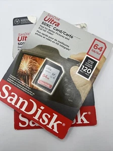 2-pack Look At PicturesSandisk ULTRA SDXC UHS-I SD Card 128GB Ultra Memory Card - Picture 1 of 4