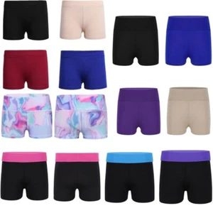 Girls Active Running Shorts Casual Dance Gymnastics Athletic Tumbling Bottoms - Picture 1 of 82