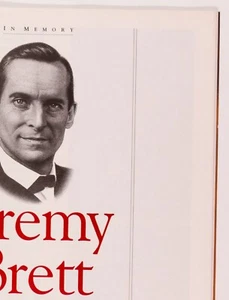 Jeremy Brett The final last interview Sherlock Holmes - RARE US TV FILM MAGAZINE - Picture 1 of 4