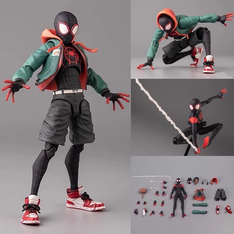 Spider-Man Into The Spider-Verse Miles Action Figure SV-Action Box 24h Delivery Cover