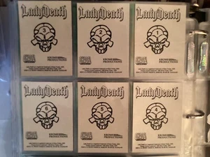 1995 Lady Death Series II Chromium  STICKERS - you pick the card - Picture 1 of 81