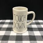 New Rae Dunn TOUCHDOWN Beer Stein In Ivory With Black LL for sale