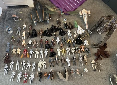 Star Wars Figures Bundle plus vehicles and Rancor Monster - Image 1 of 4
