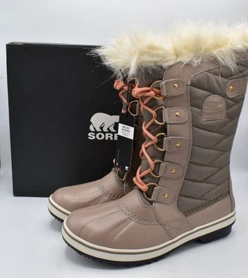 Botas Sorel Feminina Tamanho 8 Tofino II Omega Taupe Isoladas Impermeáveis Sapatos - Imagem 1 de 4