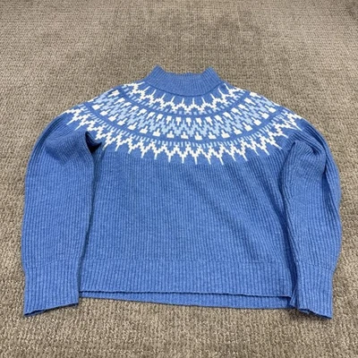 J.Crew Sweater Blue Long Sleeve Pullover Women’s Size XS - Image 1 of 4