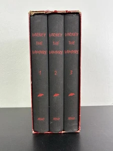 Varney The Vampire 3 Volume Set 1970 - SIGNED by Devendra P Varma - Kreskin - Picture 1 of 8