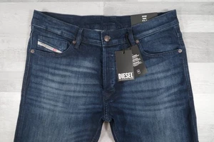 Mens Diesel TEPPHAR-X Stretch Skinny Blue Jeans W33 L32 Wash RB067 BNWT - Picture 1 of 12