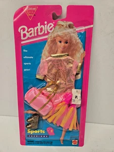 Vintage Barbie Neu On Card 1995 Sport Fashion Cheerleader Outfit Pom Poms #68312 - Bild 1 von 19