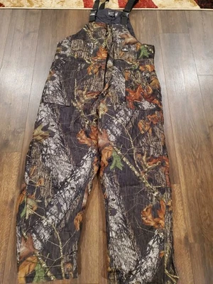 Arctic Shield Camo Insulated Quilt Lined Bib Overalls Men's Size 2XL - Image 1 of 4