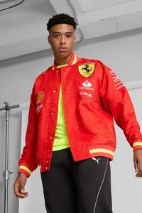 PUMA Scuderia Ferrari Team Varsity Motorsport Jacket - Mens Size XL - Picture 1 of 9