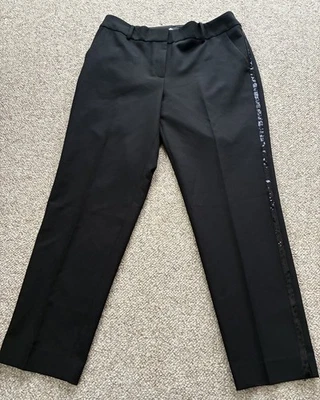 Talbots Woman Hampshire High Waist Black Ankle Pants W/Elastic Waist SZ 14 NWT  - Image 1 of 4
