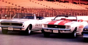 Póster Chevy Camaro & Z28 Indy 500 Pace Car 1993 1982 1969 1967 22 X 17" SS 396 - Imagen 1 de 1
