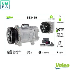 COMPRESSOR AIR CONDITIONING 813419 FOR VW NEW/BEETLE/Convertible CARAVELLE/Bus - Picture 1 of 12