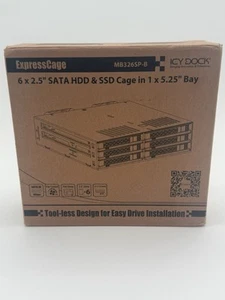 Icy Dock ExpressCage MB326SP-B Drive Enclosure Internal - Black (mb326spb) - Picture 1 of 1