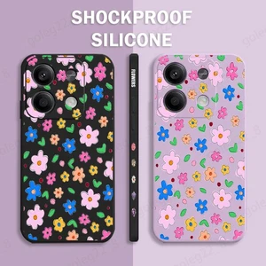 Funda Carcasa Colorida Patrón Flor Para Xiaomi Redmi Note 14 13 12 11 Pro Poco X6 - Imagen 1 de 18