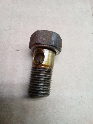 03-06 Lexus Gs300 2jzvvti Oil Feed Banjo Bolt 2jz Sc300 Is300 - Image 1 of 4