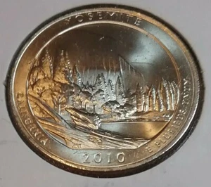 2010 Yosemite CA D Ameraica the Beautiful Quarter - BU - Uncirculated - Picture 1 of 2