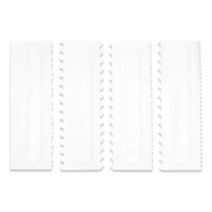 Cake Scraper Set Decorating Comb and Icing Smoother Tool Mousse Butter Cream ... - Picture 1 of 7