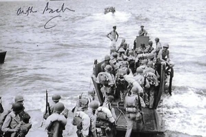 Art Grabiner foto 4x6 auto/firmata battaglia della marina di Okinawa seconda guerra mondiale rara COA LOOK! - Foto 1 di 1